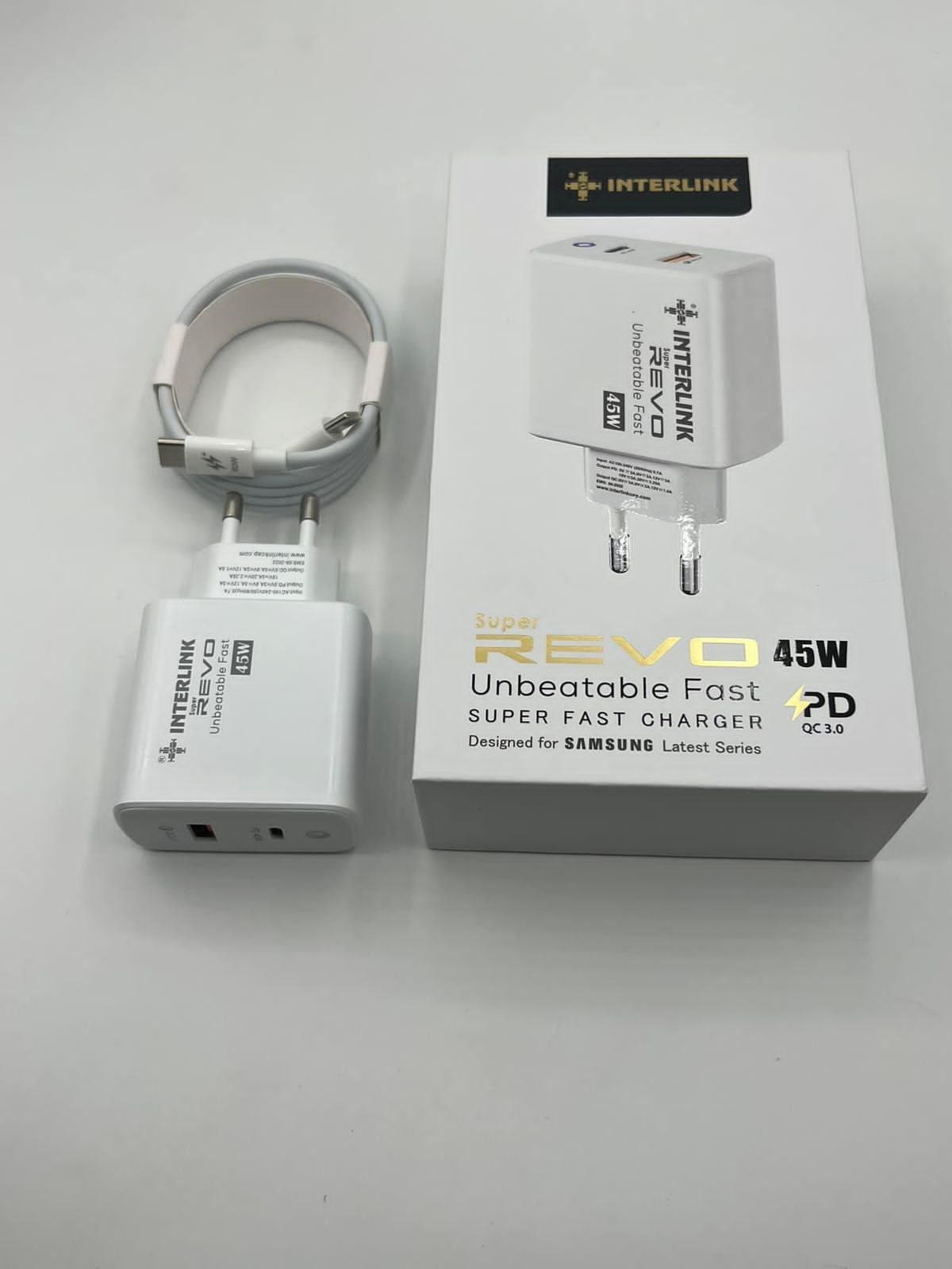 Interlink 45w fast charger-super Revo Unbeatable Fast -Super Fast Charger