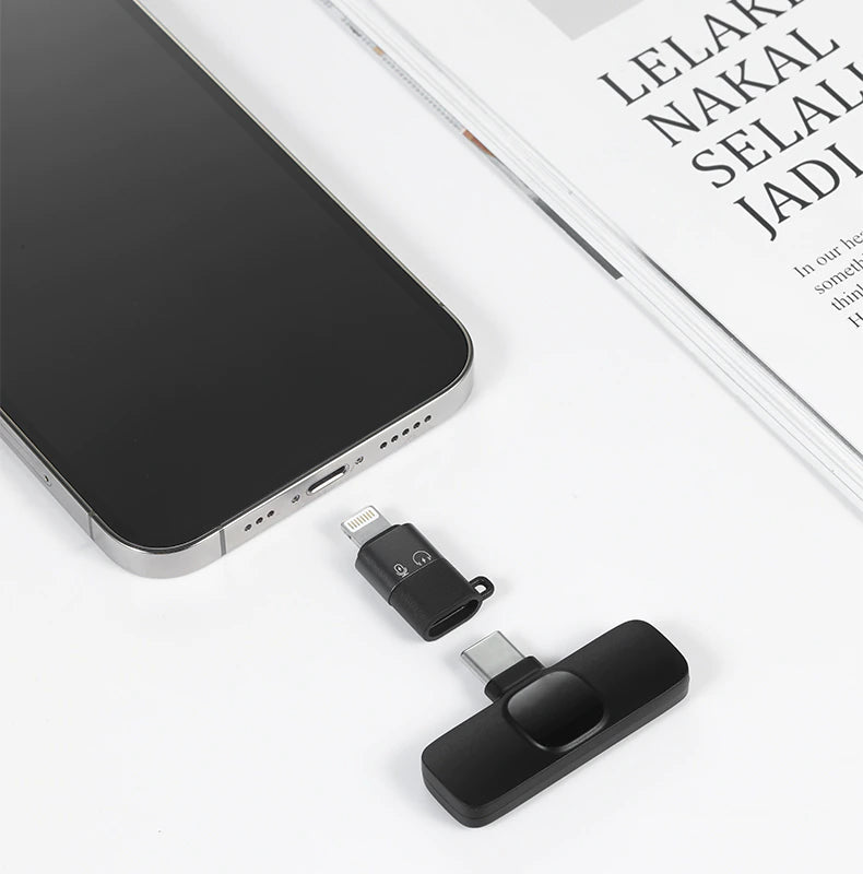 K9 Wireless Collar Mic iPhone/Android & Type C Supported Wireless Microphone