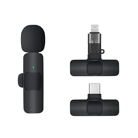 K9 Wireless Collar Mic iPhone/Android & Type C Supported Wireless Microphone